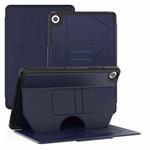 For Samsung Galaxy Tab A9+ Notebook Magnetic Leather Tablet Case(Navy Blue)