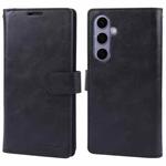 For Samsung Galaxy S24 5G GOOSPERY MANSOOR DIARY 9 Card Slots Leather Phone Case(Black)