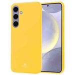 For Samsung Galaxy S24 5G GOOSPERY PEARL JELLY Shockproof TPU Phone Case(Yellow)