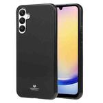 For Samsung Galaxy A25 GOOSPERY PEARL JELLY Shockproof TPU Phone Case(Black)