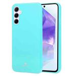 For Samsung Galaxy A55 GOOSPERY PEARL JELLY Shockproof TPU Phone Case(Mint)
