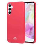 For Samsung Galaxy A35 GOOSPERY PEARL JELLY Shockproof TPU Phone Case(Rose Red)