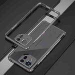 For ASUS ROG Phone 8 Lens Protector + Metal Frame Phone Case(Silver)