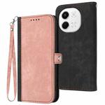 For Tecno Pova 6 Neo 5G / Spark 30 5G Side Buckle Double Fold Hand Strap Leather Phone Case(Pink)