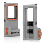 Diving Shell Gen3 Bluetooth Waterproof Phone Case(Grey Orange)