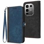 For Infinix Note 50 Pro+ Side Buckle Double Fold Hand Strap Leather Phone Case(Royal Blue)