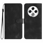 For Tecno Spark 30 4G Heart Pattern Skin Feel Leather Phone Case(Black)