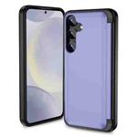 For Samsung Galaxy S24 5G 3 in 1 Flip Holder Phone Case(Light Purple)