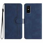For Infinix GT 30 Pro Heart Pattern Skin Feel Leather Phone Case(Royal Blue)