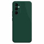 For Samsung Galaxy A35 Imitation Liquid Silicone Phone Case(Dark Green)