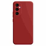 For Samsung Galaxy A35 Imitation Liquid Silicone Phone Case(Dark Red)