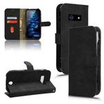 For Kyocera DuraForce EX KY-51D Skin Feel Magnetic Flip Leather Phone Case(Black)