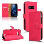 For Kyocera DuraForce EX KY-51D Skin Feel Magnetic Flip Leather Phone Case(Rose Red)