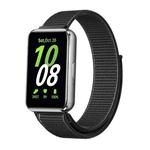 For Samsung Galaxy Fit 3 Woven Nylon Loop Watch Band(Black)