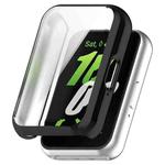 For Samsung Galaxy Fit 3 Full Coverage TPU Electroplated Watch Protective Case(Black)