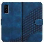 For Infinix GT 30 Pro Elephant Head Embossed Phone Leather Case with Lanyard(Royal Blue)
