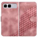 For Infinix Smart 10 Plus 4G Elephant Head Embossed Phone Leather Case with Lanyard(Pink)