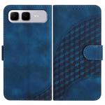 For Infinix Smart 10 Plus 4G Elephant Head Embossed Phone Leather Case with Lanyard(Royal Blue)