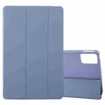 For Lenovo Xiaoxin Pad Pro 12.7 2025 Tri-fold Silicone Leather Tablet Case(Lavender Purple)