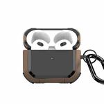 For AirPods 3 DUX DUCIS PECA Series Earbuds Box Protective Case(Khaki)