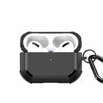 For AirPods Pro 2 DUX DUCIS PECA Series Earbuds Box Protective Case(Black)