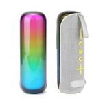 T&G TG-384 Mini Portable Bluetooth Speaker Support TF / U-disk / RGB Light(Grey)