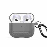 For AirPods 3 DUX DUCIS PECB Series Earbuds Box Protective Case(Grey)