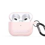 For AirPods 3 DUX DUCIS PECB Series Earbuds Box Protective Case(Pink)