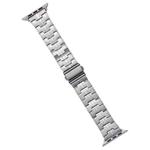 For Apple Watch SE 2023 40mm Stainless Steel Watch Band(Silver)