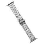 For Apple Watch SE 2022 40mm Stainless Steel Watch Band(Silver)