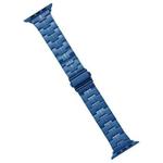 For Apple Watch Series 4 44mm Stainless Steel Watch Band(Blue)