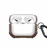 For AirPods Pro 2 DUX DUCIS PECD Series Earbuds Box Protective Case(Brown)