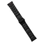 22mm Stainless Steel Watch Band(Black)