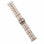 22mm Stainless Steel Watch Band(Starlight Orange)