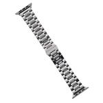 For Apple Watch SE 2023 40mm Five-Beads Stainless Steel Watch Band(Silver)