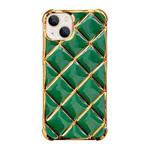 For iPhone 13 Electroplated Varnish Diamond TPU Phone Case(Green)