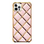 For iPhone 11 Pro Max Electroplated Varnish Diamond TPU Phone Case(Pink)