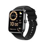 QS11 1.91 inch BT5.2 Smart Sport Watch, Support Sleep / Heart Rate / Blood Oxygen / Temperature / Blood Pressure Health Monitor(Black)