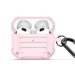 For AirPods 3 DUX DUCIS PECE Series Earbuds Box Protective Case(Pink)