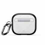 For AirPods 3 DUX DUCIS PECC Series Earbuds Box Protective Case(Black White)