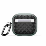 For AirPods 3 DUX DUCIS PECC Series Earbuds Box Protective Case(Green Black)