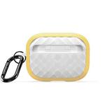 For AirPods Pro DUX DUCIS PECC Series Earbuds Box Protective Case(Yellow White)