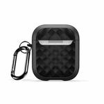 For AirPods 2 / 1 DUX DUCIS PECC Series Earbuds Box Protective Case(Black)