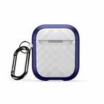 For AirPods 2 / 1 DUX DUCIS PECC Series Earbuds Box Protective Case(Blue White)