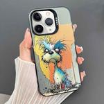 For iPhone 11 Pro Max Dual-sided IMD Animal Graffiti TPU + PC Phone Case(Furious Dog)