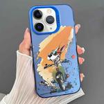 For iPhone 11 Pro Max Dual-sided IMD Animal Graffiti TPU + PC Phone Case(Electromobile Dog)
