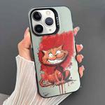 For iPhone 11 Pro Dual-sided IMD Animal Graffiti TPU + PC Phone Case(Grinning Cat)