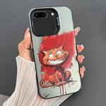 For iPhone 8 Plus / 7 Plus Dual-sided IMD Animal Graffiti TPU + PC Phone Case(Grinning Cat)