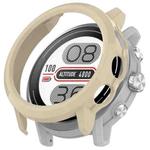 For Coros Apex 2 Half Coverage Hollow PC Watch Protective Case(Ivory White)