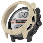 For Coros Apex 2 Pro Half Coverage Hollow PC Watch Protective Case(Ivory White)